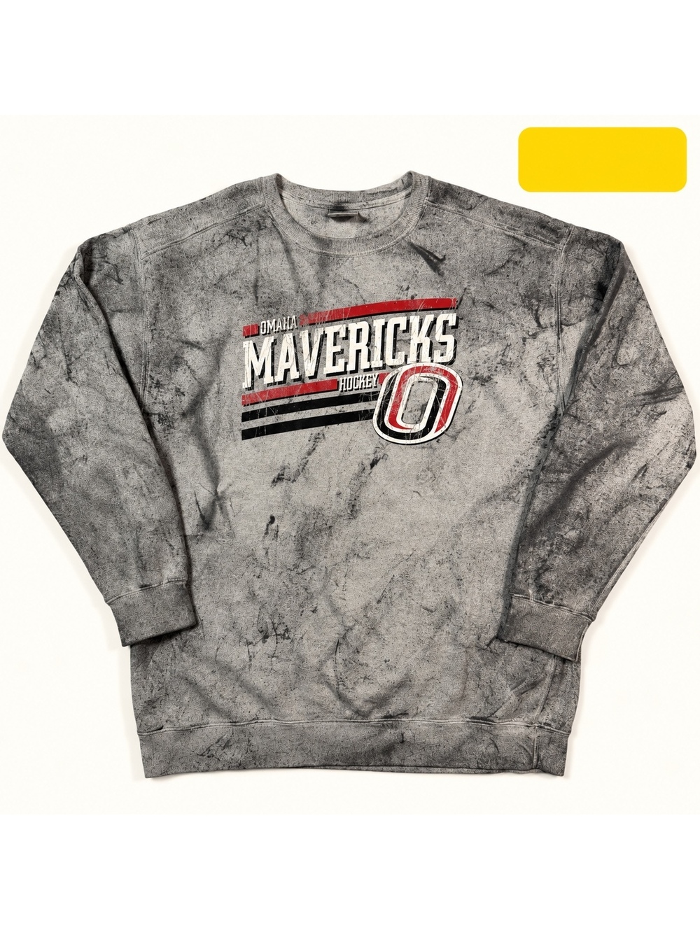 Comfort Colors Omaha Mavericks Hockey Crewneck Size L